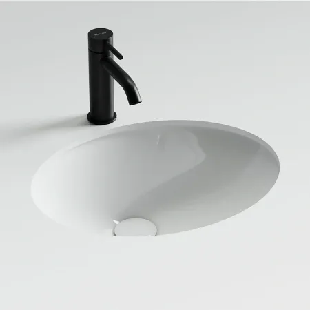 Умывальник Ceramicanova Era CN15005 46.5см сантехфарфор белый, CN15005
