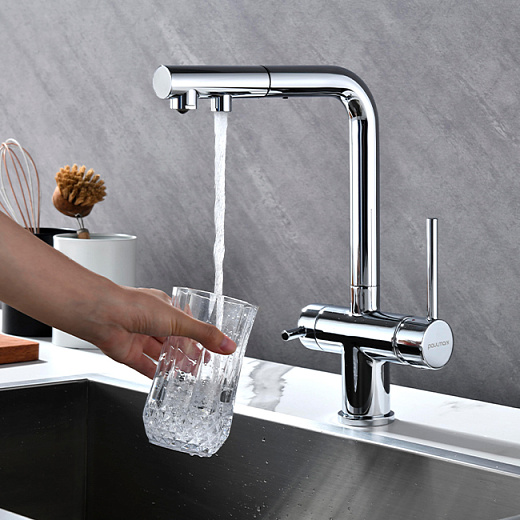 Смеситель PAULMARK SERPENTINE Se213222-CR, (хром)