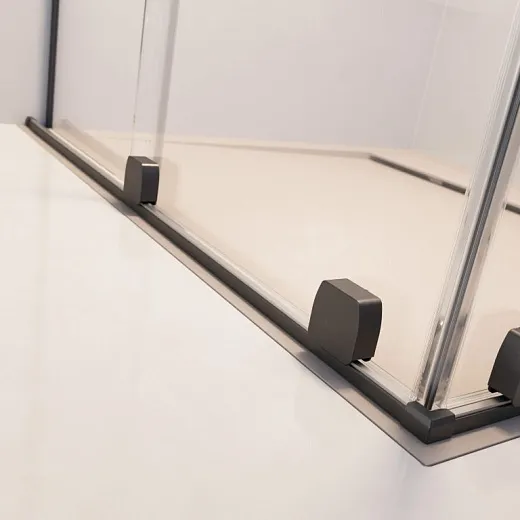 Душевая стенка Radaway Furo SL Brushed GunMetal KDD 80 Left, 10305080-92-01L