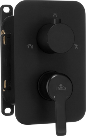 Смеситель встраиваемый Deante ARNIKA NERO BXY_NQAM (внешняя часть) черный матовый Смеситель встраиваемый Deante ARNIKA NERO BXY_NQAM (внешняя часть) черный матовый