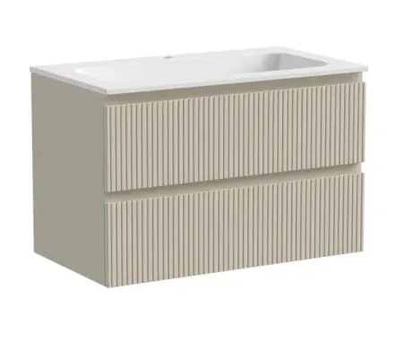 Тумба под раковину Sancos Snob T 80 см подвесная, Beige Soft, SNT80CE