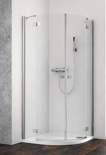 Душевая дверь Radaway Essenza New PDD 90R, 90 х 200 см, с неподвижной частью, стекло прозрачное, профиль хром, правая, 385001-01-01R