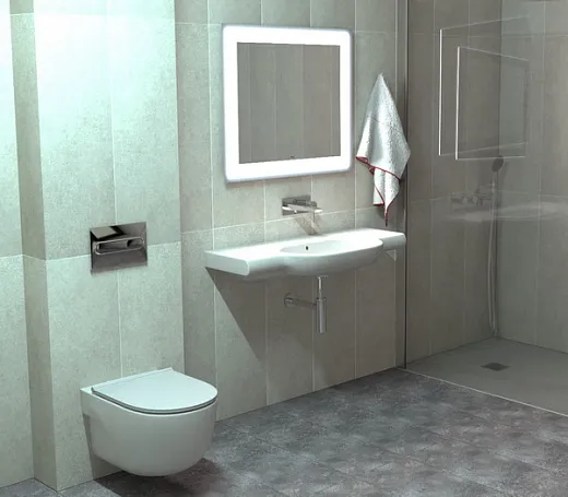 Унитаз подвесной Roca Meridian-N Compact Rimless, с крышкой Slim Soft Close, A34H242000
