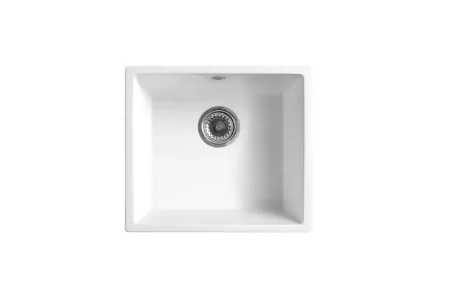 Мойка кухонная Belux Амьен АМ 4540 Белый кварц 01, 4810924276988