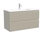 Тумба под раковину Sancos Snob R SNR90/39CE, 90 см, подвесная, Beige Soft