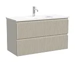 Тумба под раковину Sancos Snob R SNR90/39CE, 90 см, подвесная, Beige Soft