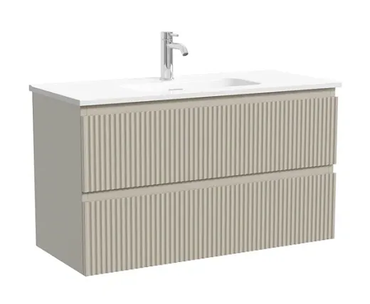 Тумба под раковину Sancos Snob R SNR90/39CE, 90 см, подвесная, Beige Soft