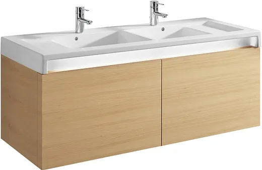 Умывальник Roca Stratum 130 двойной 130х50см, 327630000