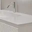 Тумба под раковину Sancos Folk FL100LW/FL100RW, 100 см, подвесная, с рельефным фасадом, левая/правая, цвет bianco
