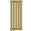 Радиатор отопления Сунержа Эстет-0 EU50, 5 секций, левое/правое нижнее подключение, цвет матовое золото, 032-0320-5005/032-0321-5005