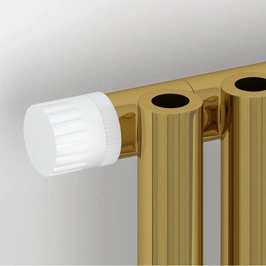 Радиатор трубчатый Сунержа Эстет-0 EU50, 5 секций, нижнее подключение левое/правое, цвет золото, 03-0320-1805/03-0321-1805 Радиатор трубчатый Сунержа Эстет-0 EU50, 5 секций, нижнее подключение левое/правое, цвет золото, 03-0320-1805/03-0321-1805