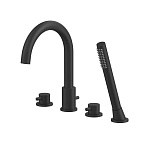 Смеситель для ванны на 4 отверстия WHITECROSS Y Y1232BL (черный мат) Смеситель для ванны на 4 отверстия WHITECROSS Y Y1232BL (черный мат)