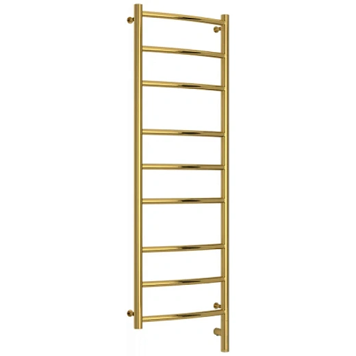 Полотенцесушитель электрический Сунержа Галант 3.0, высота 120 см, ширина 40 см, диммер слева/справа, цвет золото, 03-5800-1240/03-5801-1240