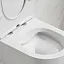Подвесной унитаз Ceramicanova Modena Rimless, CN6063, безободковый, крышка-сиденье микролифт, белый, сантехфарфор