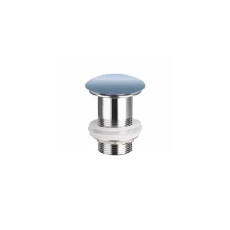 Донный клапан Ceramicanova CN2000ML, без перелива, керамическая накладка, цвет голубой матовый