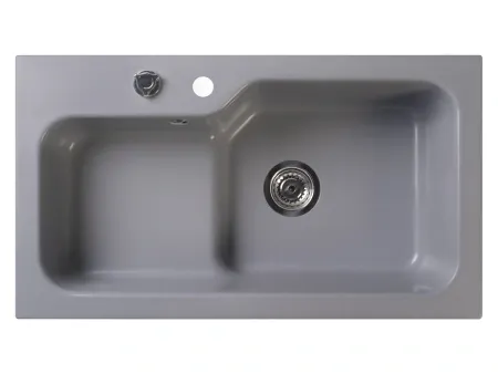 Мойка кухонная Belux SG-REC-HALF-8045 Серый сланец, 4810924266613