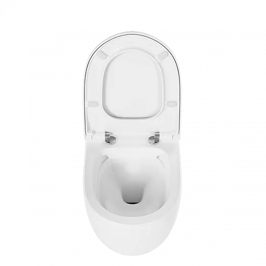 Подвесной унитаз VitrA S40 безободковый SmoothFlush санитарный фарфор. антибактериальное покрытие Hygiene, белый, 7759B003-0075