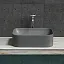 Раковина Ceramicanova Element CN6052MDH, 50 см, сантехфарфор, цвет темный антрацит матовый