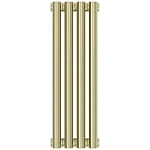 Радиатор отопления Сунержа Эстет-1, 4 секции, боковое подключение, цвет матовая шампань, 022-0301-5004 Радиатор отопления Сунержа Эстет-1, 4 секции, боковое подключение, цвет матовая шампань, 022-0301-5004
