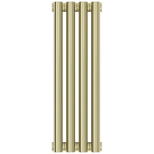 Радиатор отопления Сунержа Эстет-11, 4 секции, боковое подключение, цвет шампань, 020-0302-5004 Радиатор отопления Сунержа Эстет-11, 4 секции, боковое подключение, цвет шампань, 020-0302-5004