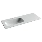 Умывальник Ceramicanova Grace CN7020 встраиваемый 121х45.7см левый белый, CN7020