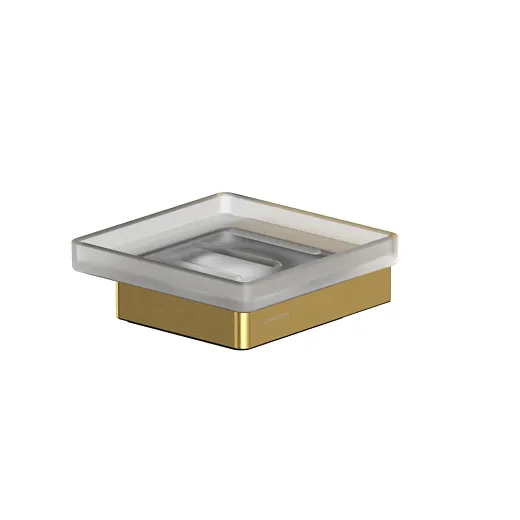 Мыльница подвесная Whitecross Cubo CU2420GLB брашированное золото