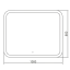 Зеркало Raval Призма 100х80 сенсор 3-6К, Prz.02.1000x800.3-6K/W/RL
