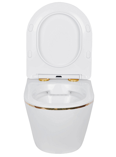 Комплект инсталляции с унитазом 6 в 1 Roxen StounFix Dual Fresh 968460 (состоит из: 710200, Steel 420280GB, 530110-01G)