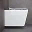Подвесной безободковый унитаз Ceramicanova Cubic CN1806 Rimless, крышка микролифт, сантехфарфор
