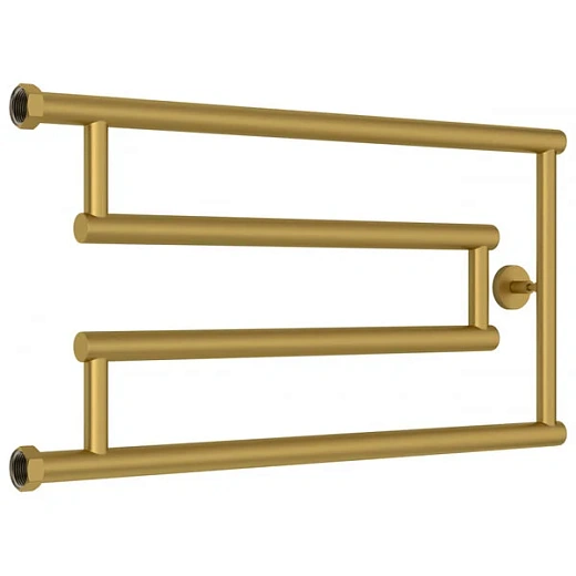 Полотенцесушитель водяной Сунержа High-Tech G+, 650x320, цвет матовое золото, 032-4051-3265