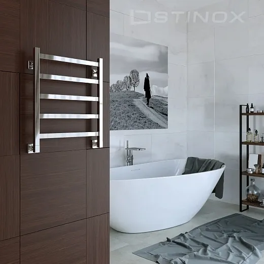 Полотенцесушитель водяной Stinox Prestige 500x600 боковой 1 дюйм без покрытия