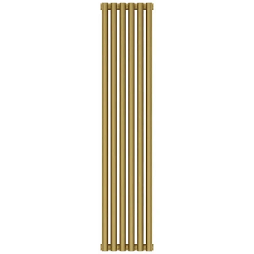 Радиатор трубчатый Сунержа Эстет-00, 6 секции, боковое подключение, цвет матовое золото, 032-0332-1206 Радиатор трубчатый Сунержа Эстет-00, 6 секции, боковое подключение, цвет матовое золото, 032-0332-1206