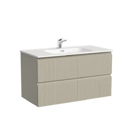 Тумба под раковину Sancos Snob T SNT90CE, 90 см подвесная, Beige Soft