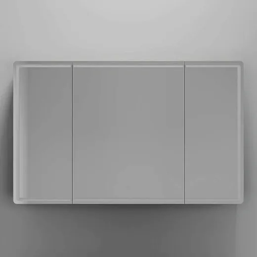 Зеркальный шкаф Sancos Mirror MI120EG, 120 см, с подсветкой, цвет дуб галифакс натуральный