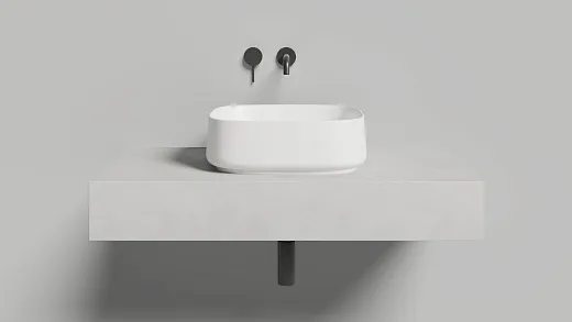 Умывальник накладной Salini ORIENTE BOWL 45*41.5 матовый, 1109102M