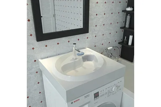 Умывальник на стиральную машину Madera Ameli 60*55см, 4627173210058