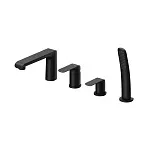 Смеситель для ванны Ravak Flat FL 026.20 X070176 чёрный матовый