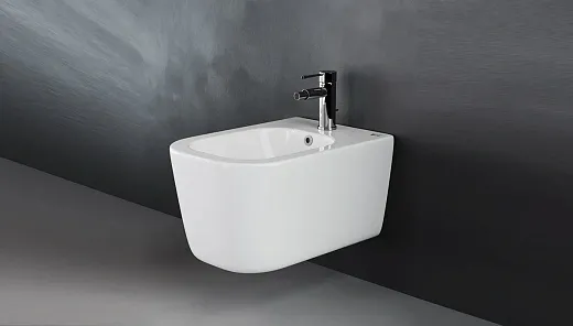 Биде Ceramicanova New Day CN3006 35 x 51 x 32 см подвесное, сантехфарфор
