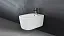 Биде Ceramicanova New Day CN3006 35 x 51 x 32 см подвесное, сантехфарфор