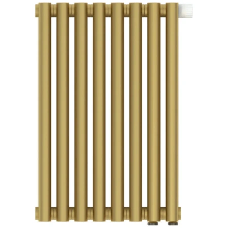 Радиатор трубчатый Сунержа Эстет-11 EU50, 8 секций, нижнее подключение, цвет матовое золото, 032-0312-5008