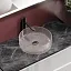 Раковина Ceramicanova Cristal CN6061, 36 см, стекло, цвет розовый
