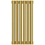Радиатор трубчатый Сунержа Эстет-00, 6 секций, боковое подключение, цвет золото, 03-0332-5006