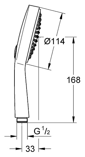 Душевая лейка Grohe Power&amp;Soul Cosmopolitan 115 27660000