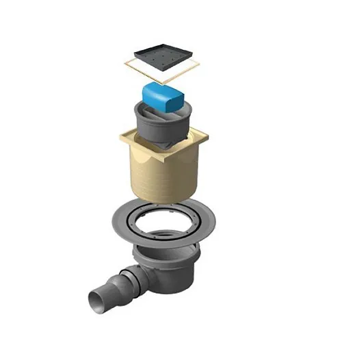 Точечный трап Pestan Confluo Standard Dry 1 Ceramic Gold, 13000123