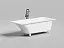 Ванна Salini Orlanda Kit 102127MF, 170 х 75 см, из искусственного камня S-Stone, цвет белый матовый, покраска по RAL полностью