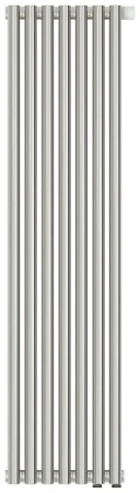 Радиатор стальной трубчатый Сунержа Эстет-11 EU50, ширина 35 см, высота 120 см, 7 секций, нижнее подключение левое EU50/правое EU50, хром, 00-0312-1207