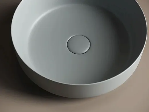 Умывальник Ceramicanova Element CN6022MH 39х39х12см накладной круглый без перелива, CN6022MH