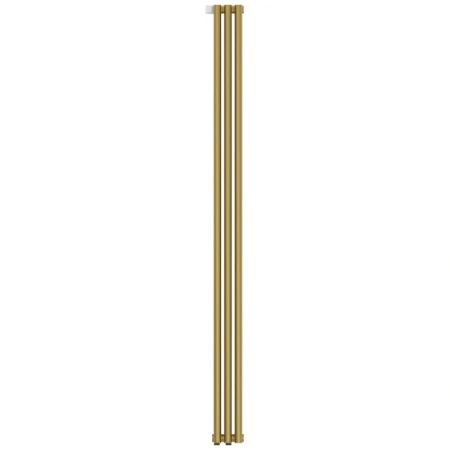 Радиатор трубчатый Сунержа Эстет-1 EU50, 3 секции, левое/правое нижнее подключение, цвет матовое золото, 032-0310-1803/032-0311-1803