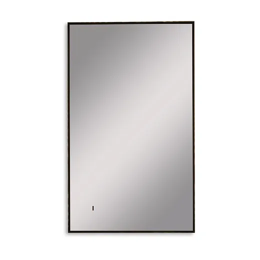 Зеркало Raval Альтера Black 60х100 бесконтакт Гор/верт, AltBl.02.600x1000/W/RL