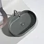 Умывальник Ceramicanova Element CN6048MDH 60см сантехфарфор темный антрацит, CN6048MDH